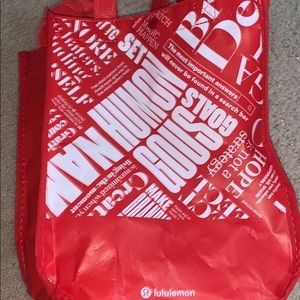 lululemon shopping bag